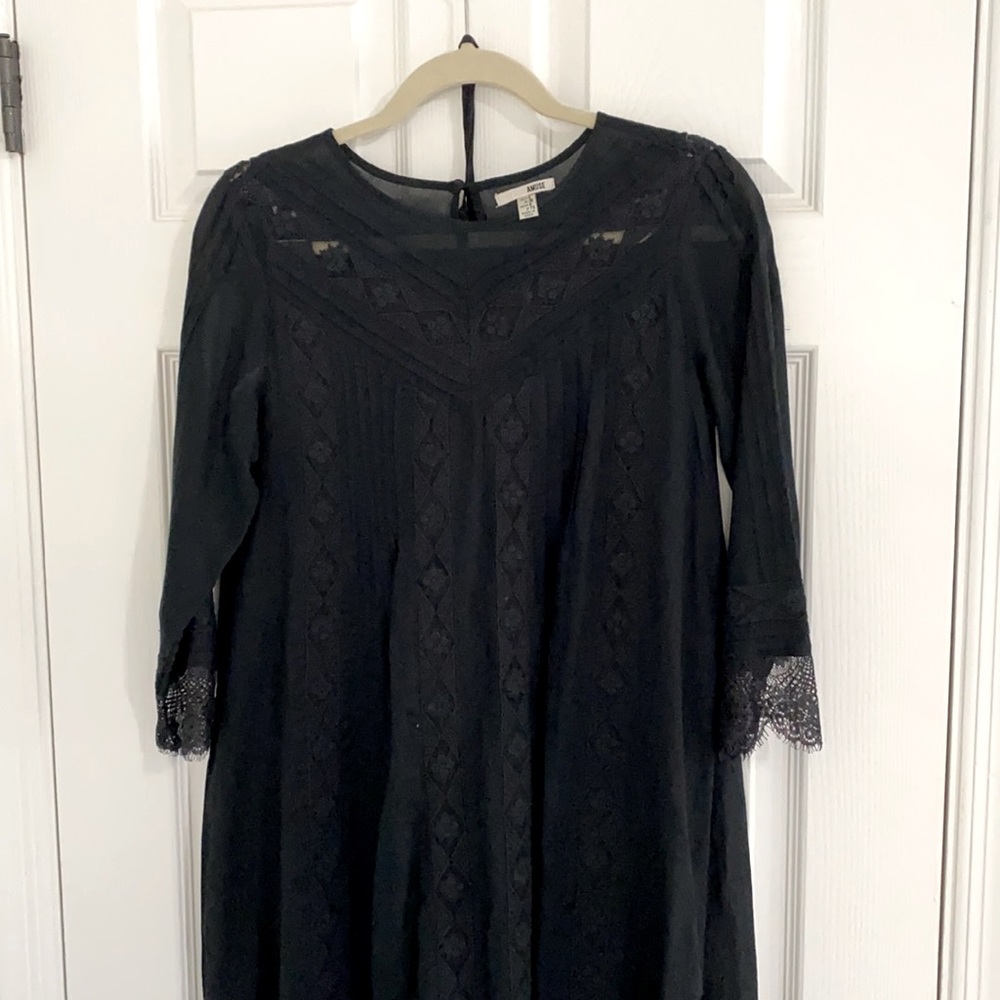 Amuse Society black lace dress